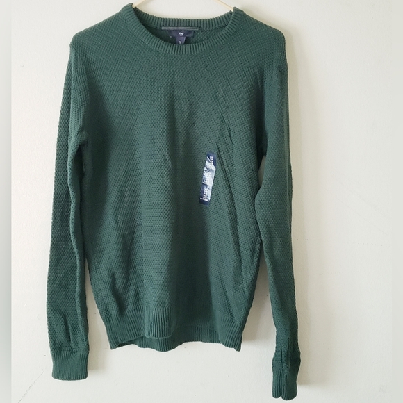 Gap Womens Green Cable Knit Crewneck Sweater NWT SIZE Small - Picture 1 of 5
